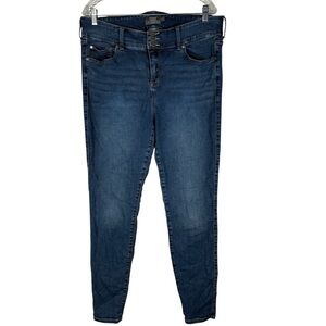 Torrid Jegging 18T Super Soft Blue Skinny Leg Jeans Stretchy Denim High Rise